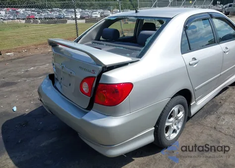 2004 Toyota Corolla S из США, поврежденный, VIN 2T1BR32EX4C249247